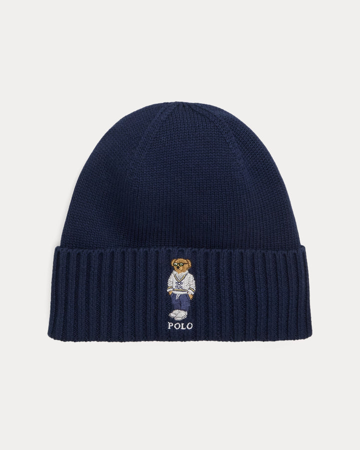 Ralph Lauren Polo Bear Cotton Beanie