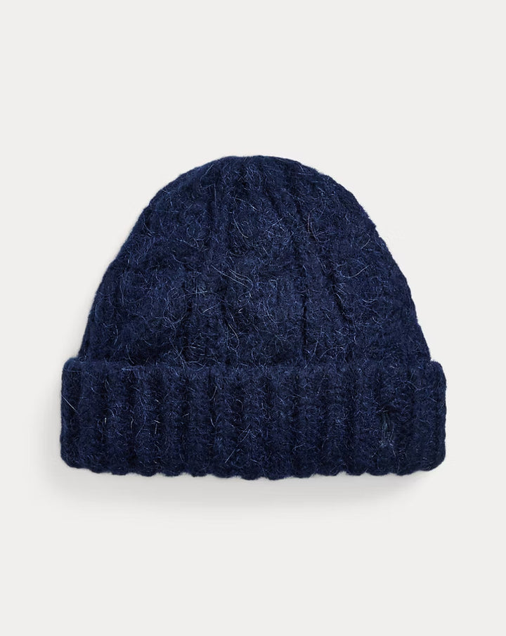 Ralph Lauren Cable-Knit Wool-Blend Beanie