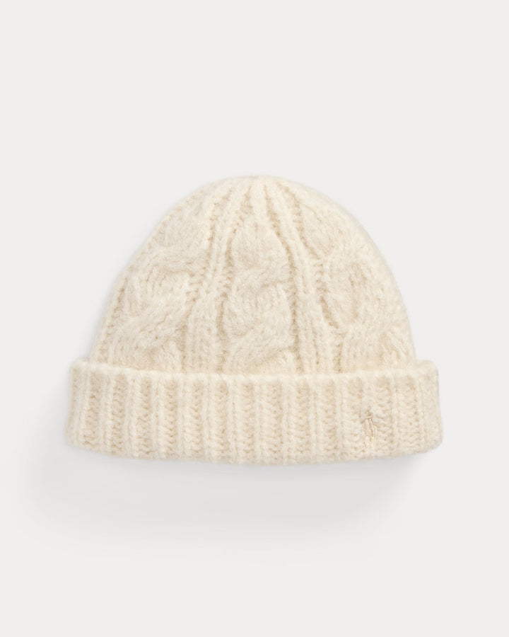 Ralph Lauren Cable-Knit Wool-Blend Beanie