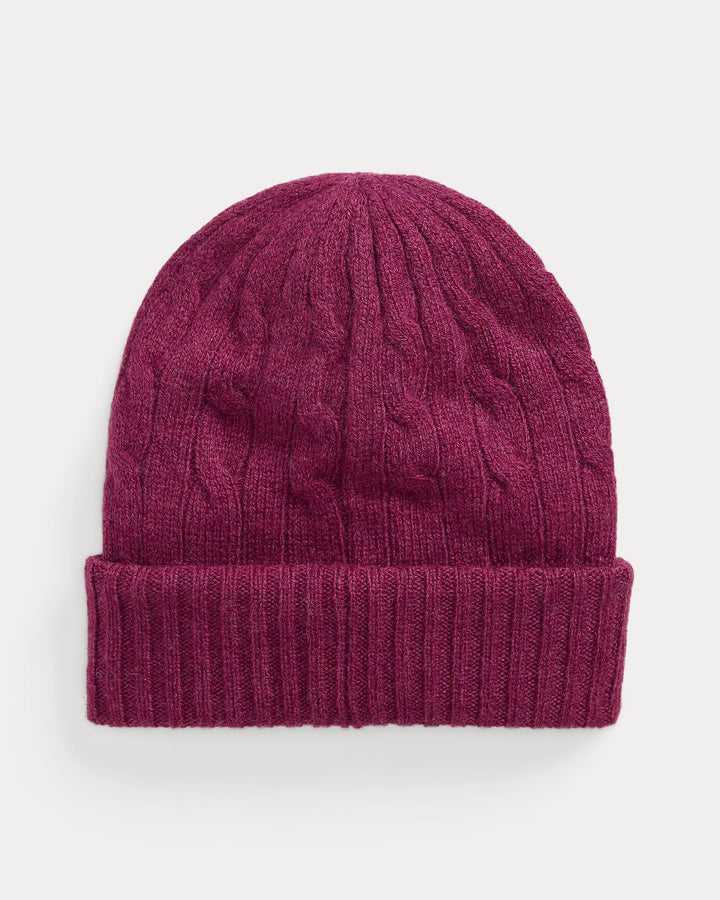 Ralph Lauren Cable-Knit Wool-Cashmere Beanie