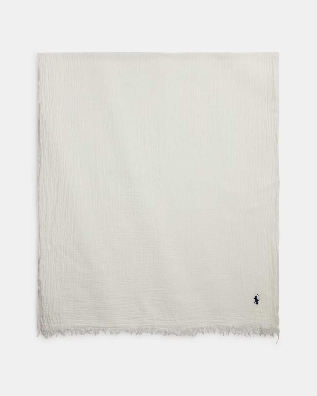 Ralph Lauren Fringe-Trim Crinkled Scarf