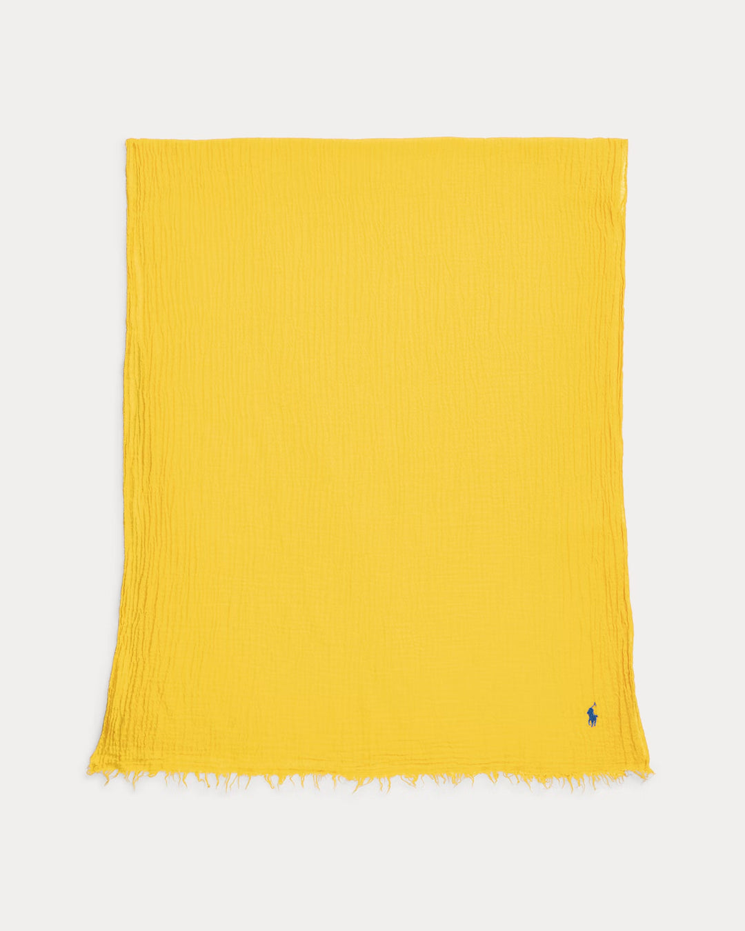 Ralph Lauren Fringe-Trim Crinkled Scarf
