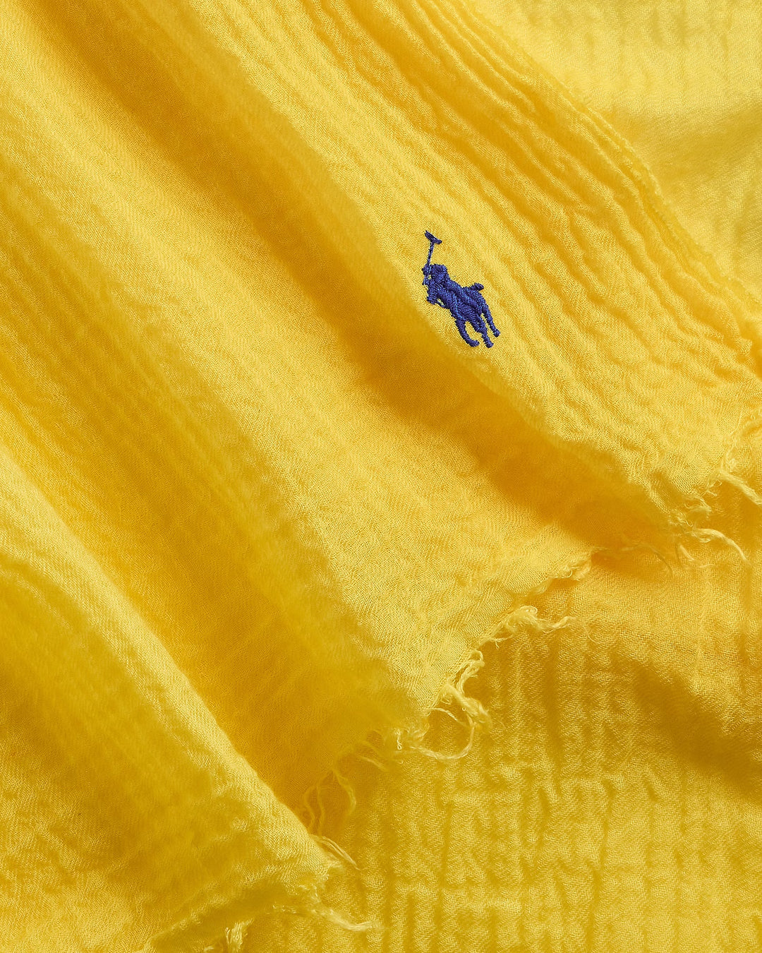 Ralph Lauren Fringe-Trim Crinkled Scarf