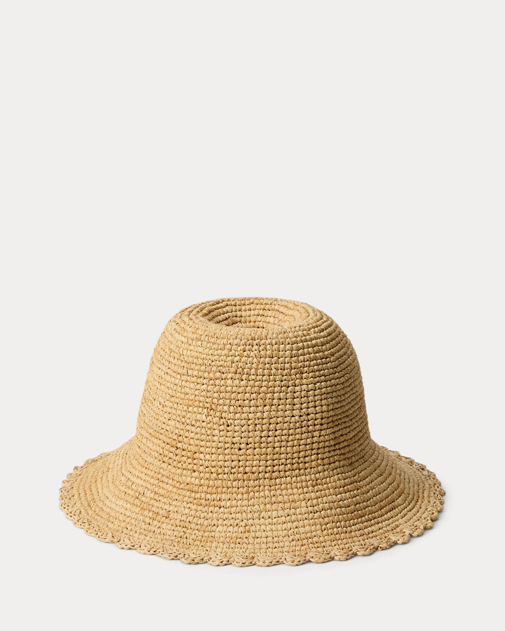 Ralph Lauren Crocheted Raffia Sun Hat