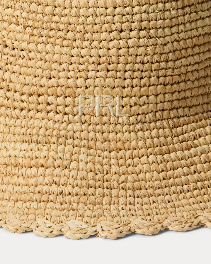 Ralph Lauren Crocheted Raffia Sun Hat