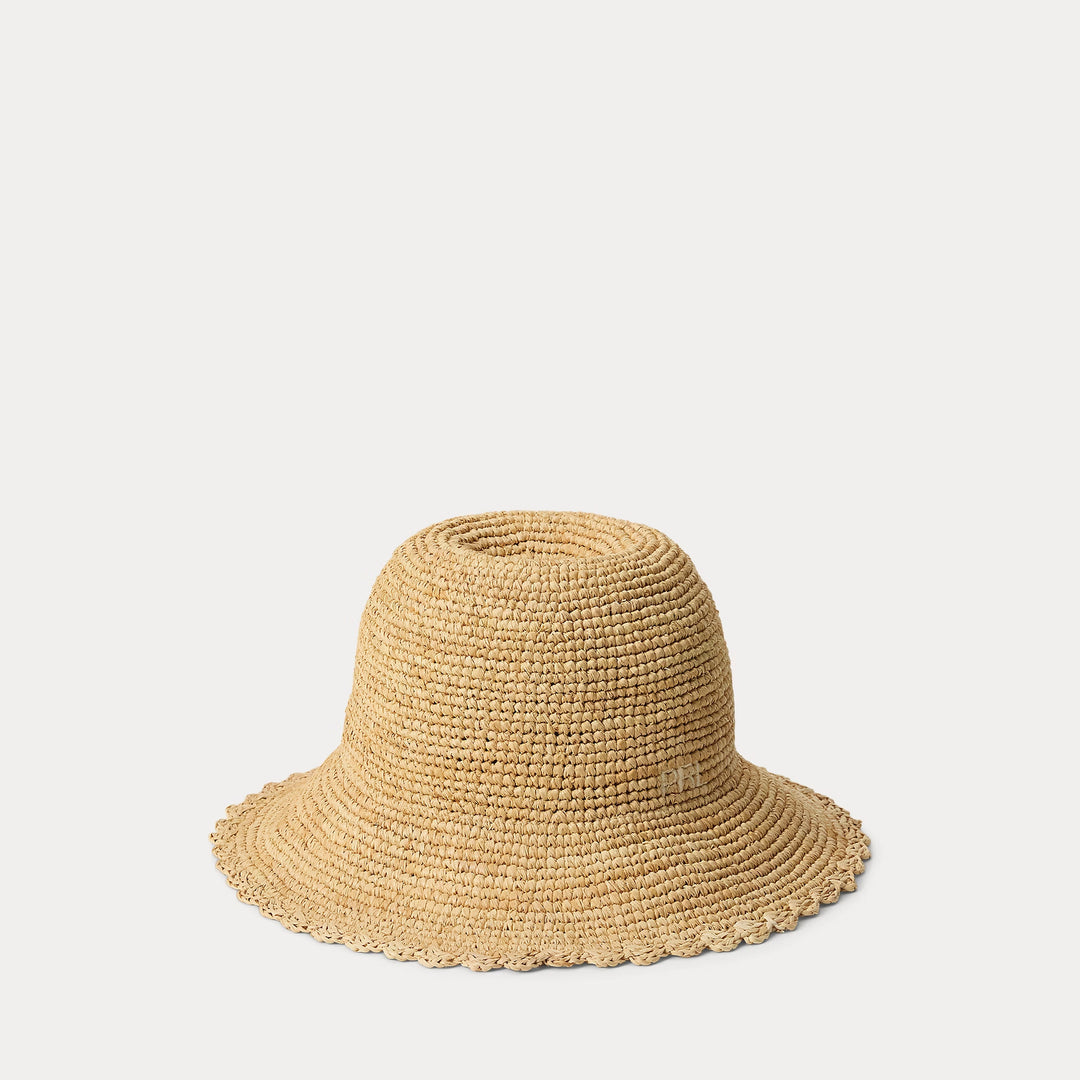 Ralph Lauren Crocheted Raffia Sun Hat