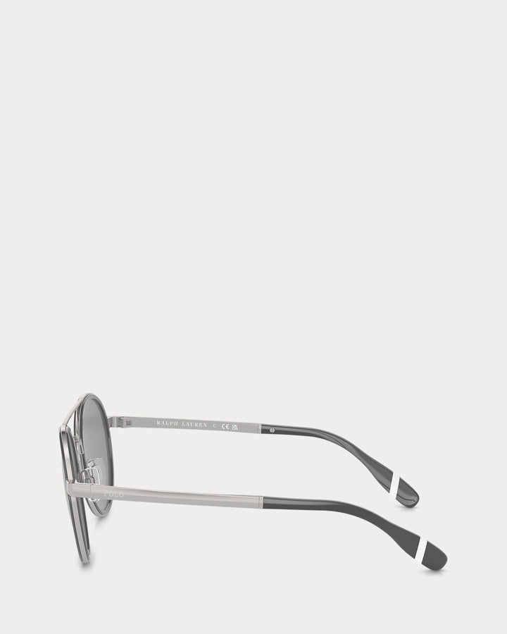 Ralph Lauren Heritage Rowing Stripe Round Sunglasses