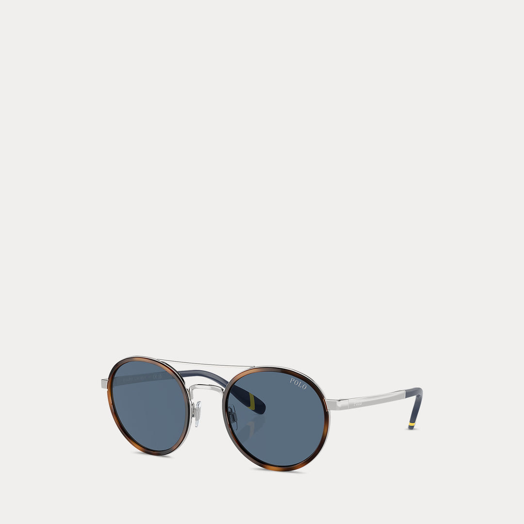 Ralph Lauren Heritage Rowing Stripe Round Sunglasses