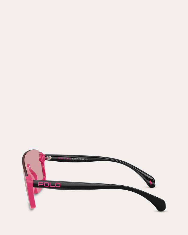 Ralph Lauren Pink Pony Shield Sunglasses
