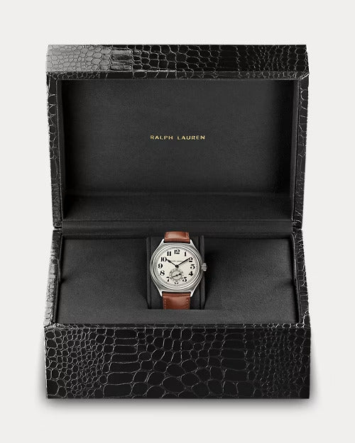 Ralph Lauren 40 MM Vintage 67 Opalin Silver Dial