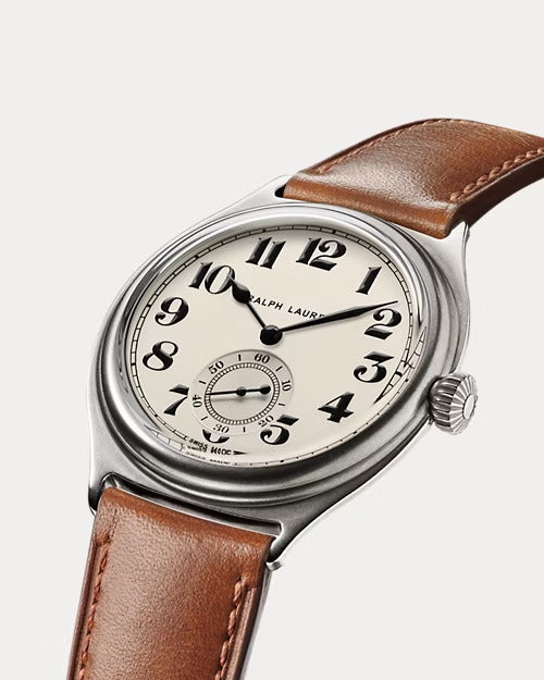 Ralph Lauren 40 MM Vintage 67 Opalin Silver Dial
