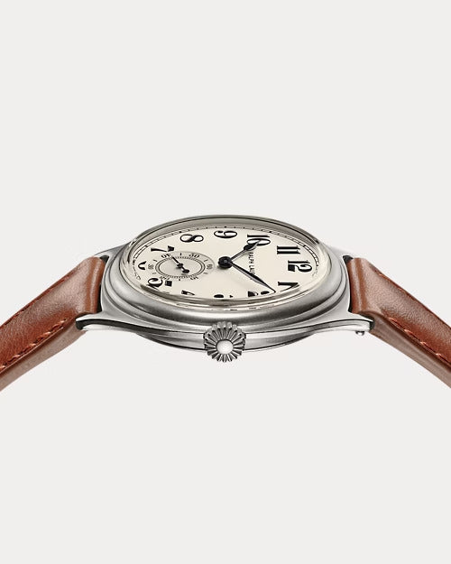 Ralph Lauren 40 MM Vintage 67 Opalin Silver Dial