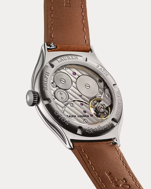 Ralph Lauren 40 MM Vintage 67 Opalin Silver Dial