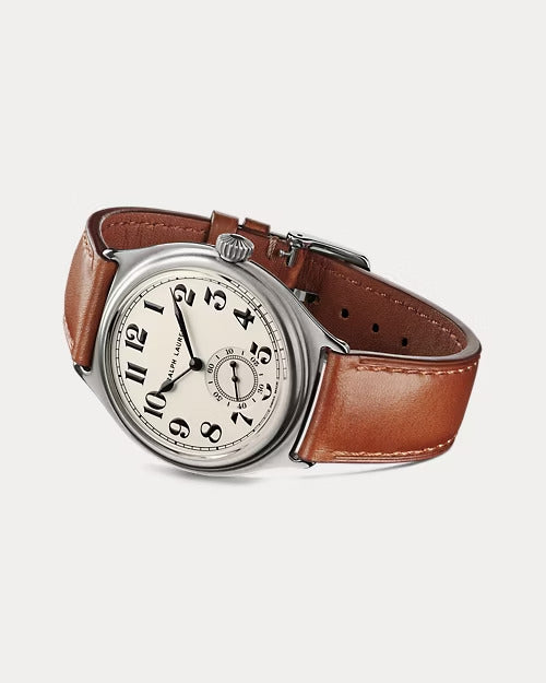 Ralph Lauren 40 MM Vintage 67 Opalin Silver Dial