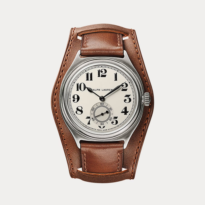 Ralph Lauren 40 MM Vintage 67 Opalin Silver Dial