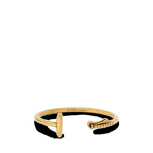 Ralph Lauren Antiqued Brass Polo Mallet Cuff