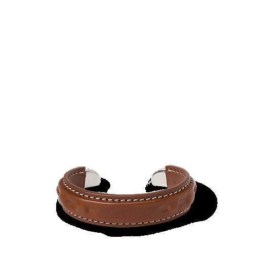 Ralph Lauren Calfskin-Wrapped Sterling Silver Cuff