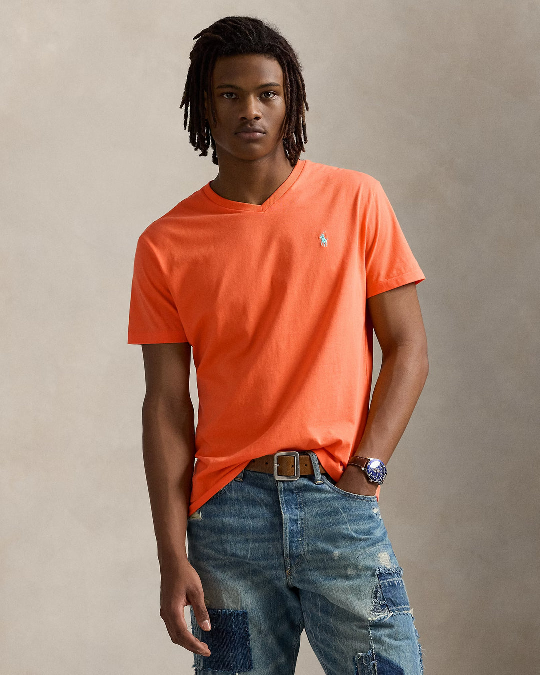 Ralph Lauren Classic Fit Jersey V-Neck T-Shirt