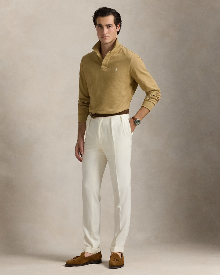 Ralph Lauren Mesh Long-Sleeve Polo Shirt – All Fits