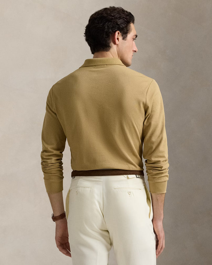 Ralph Lauren Mesh Long-Sleeve Polo Shirt – All Fits