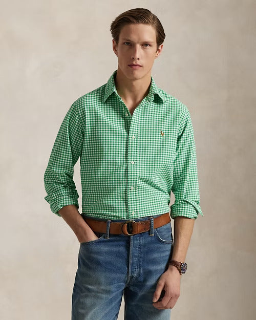 Ralph Lauren Classic Fit Gingham Oxford Shirt