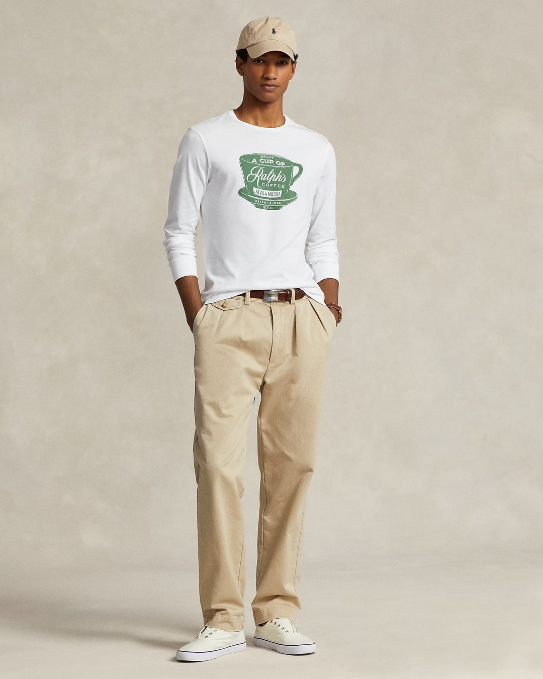 Ralph Lauren Custom Slim Fit Ralph’s Coffee T-Shirt