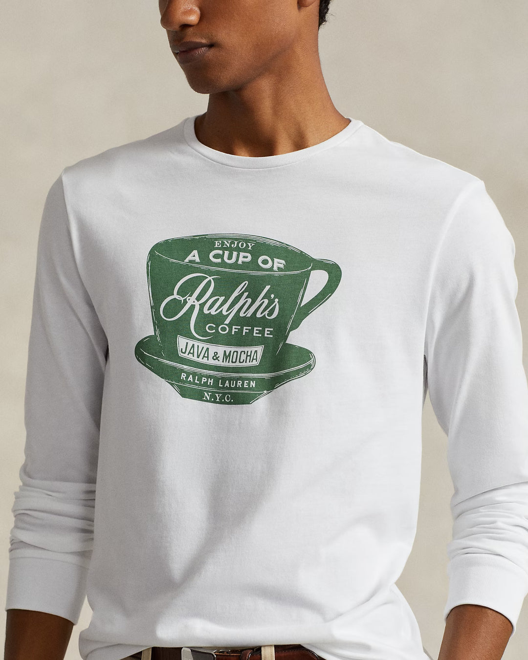 Ralph Lauren Custom Slim Fit Ralph’s Coffee T-Shirt