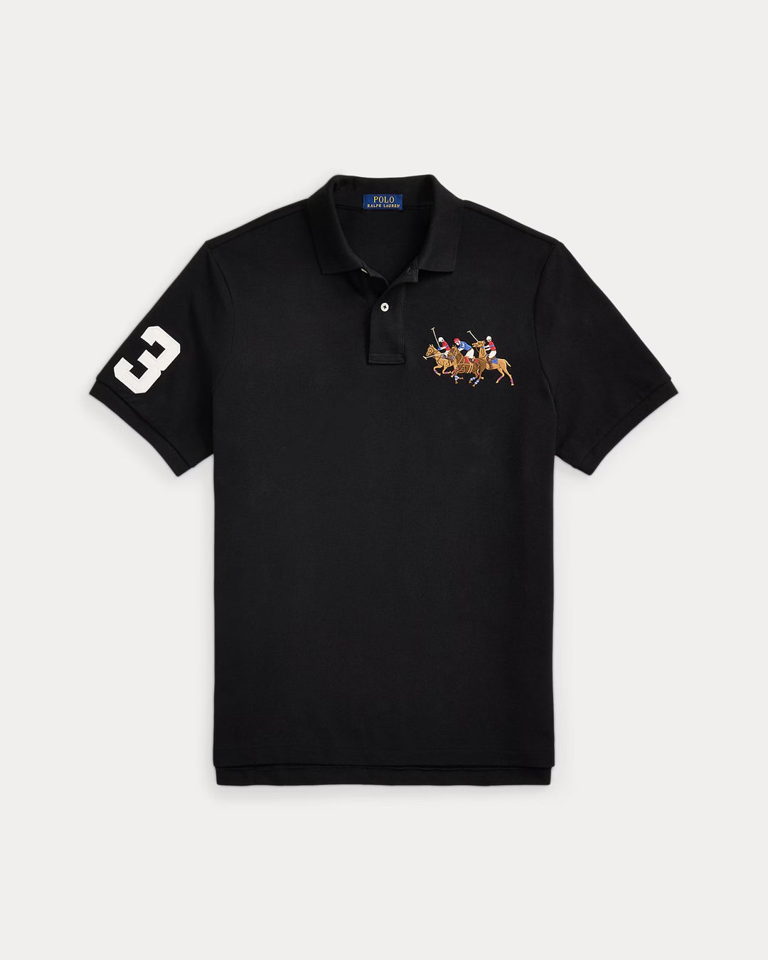 Ralph Lauren Classic Fit Triple-Pony Mesh Polo Shirt