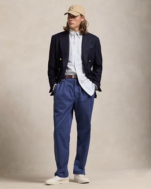 Ralph Lauren Whitman Relaxed Fit Pleated Chino Pant