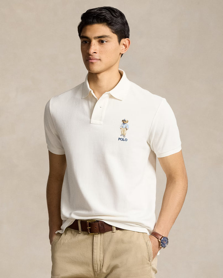 Ralph Lauren Classic Fit Polo Bear Mesh Polo Shirt