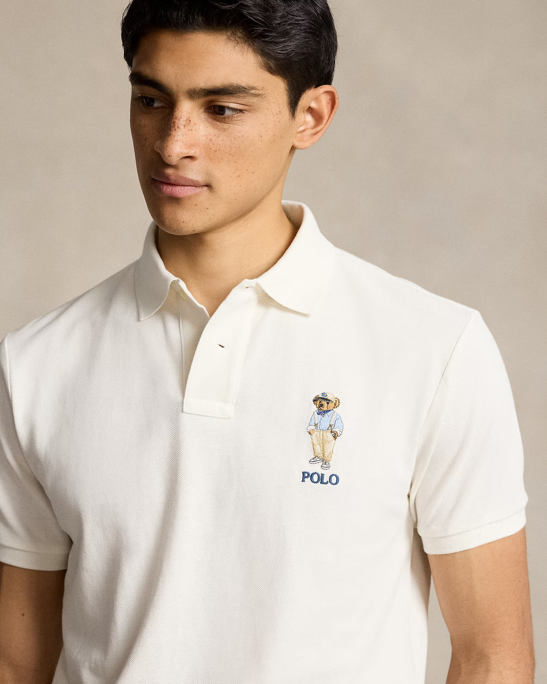 Ralph Lauren Classic Fit Polo Bear Mesh Polo Shirt