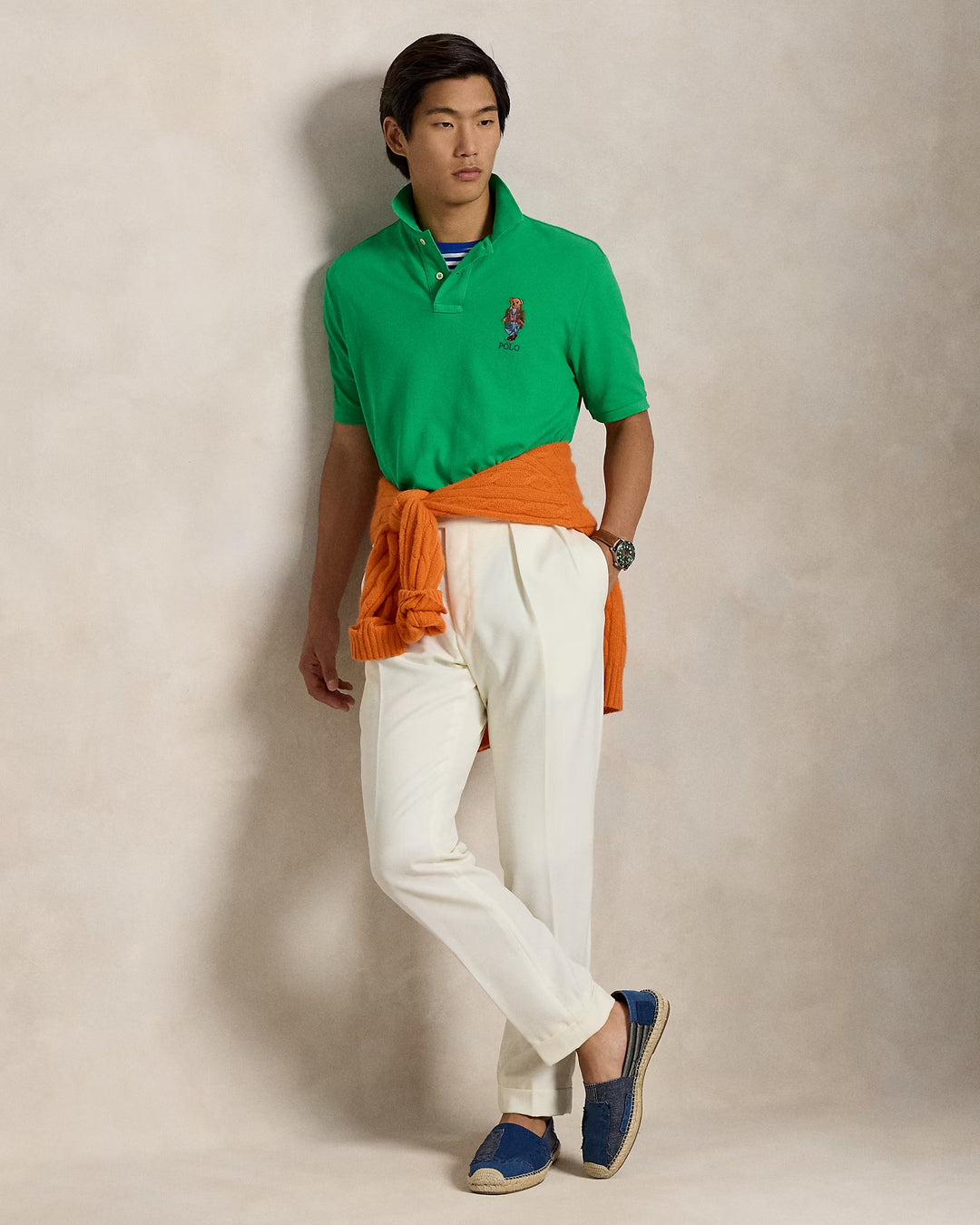 Ralph Lauren Classic Fit Polo Bear Mesh Polo Shirt