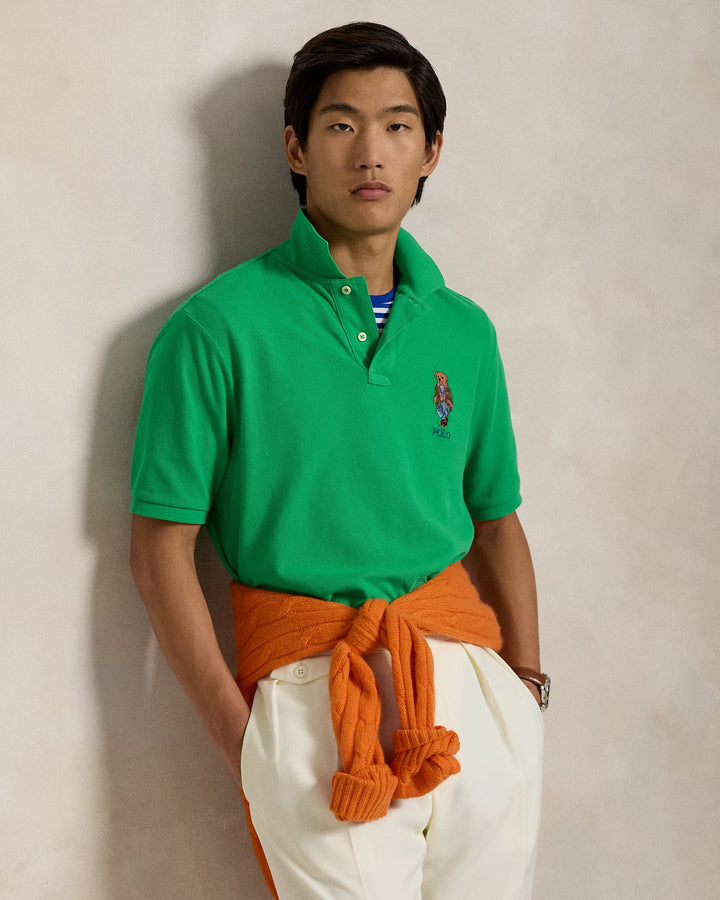 Ralph Lauren Classic Fit Polo Bear Mesh Polo Shirt