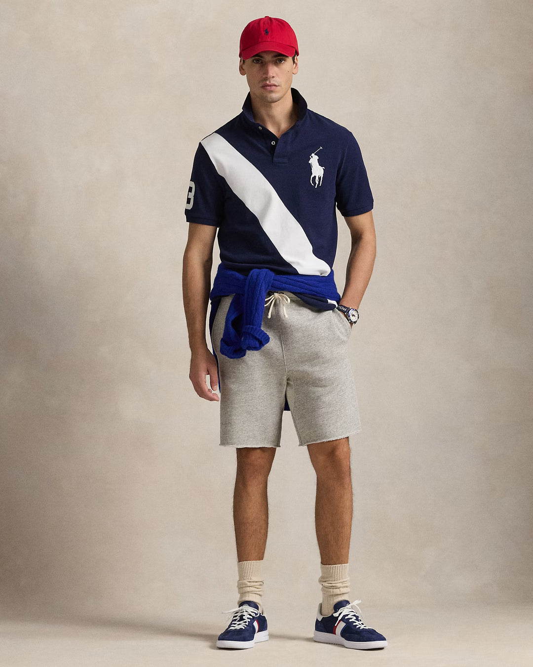 Ralph Lauren Classic Fit Big Pony Mesh Polo Shirt