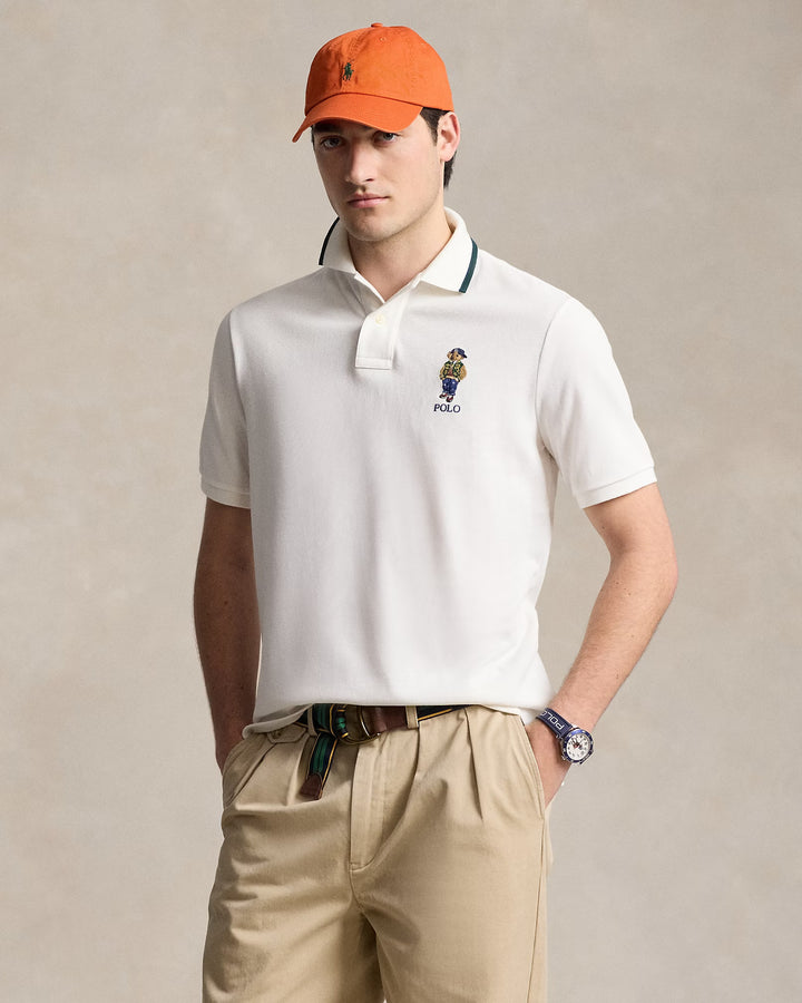 Ralph Lauren Classic Fit Polo Bear Mesh Polo Shirt