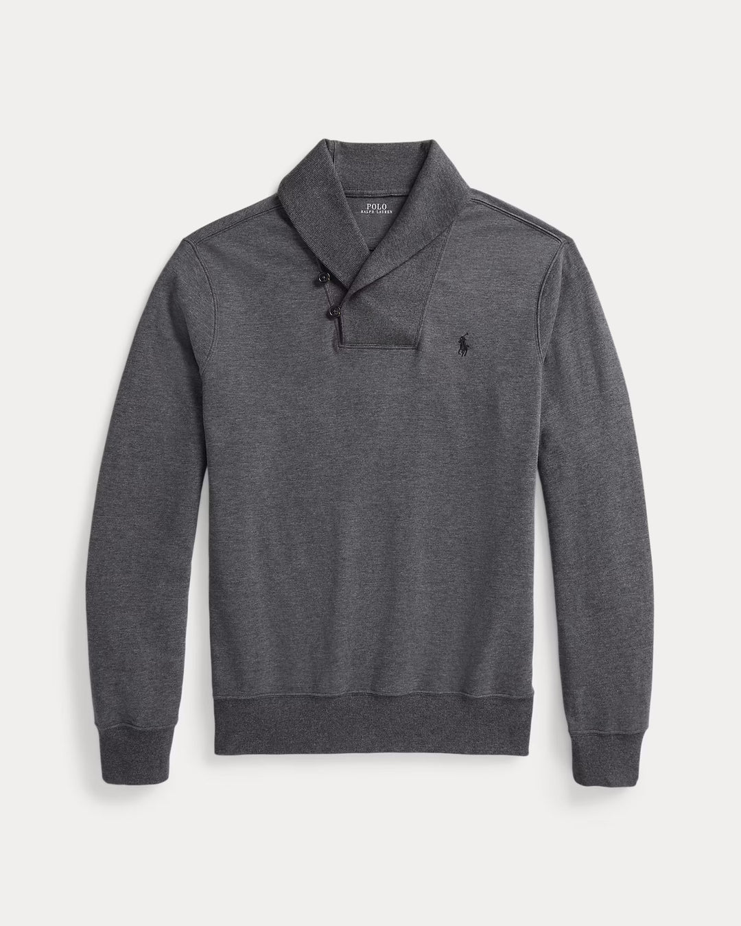 Ralph Lauren Luxury Jersey Shawl-Collar Pullover