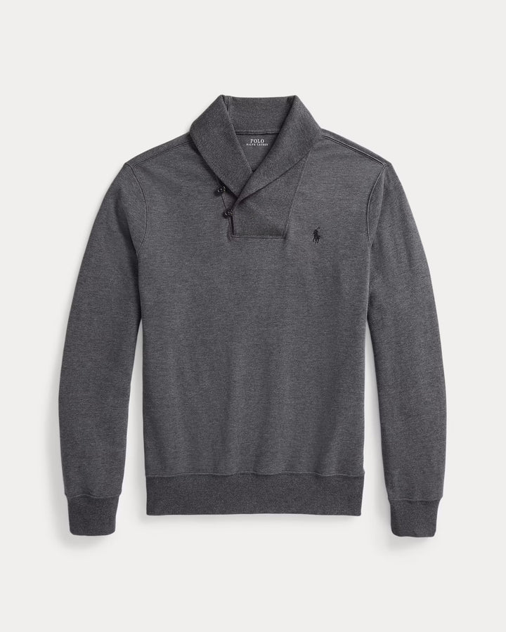 Ralph Lauren Luxury Jersey Shawl-Collar Pullover