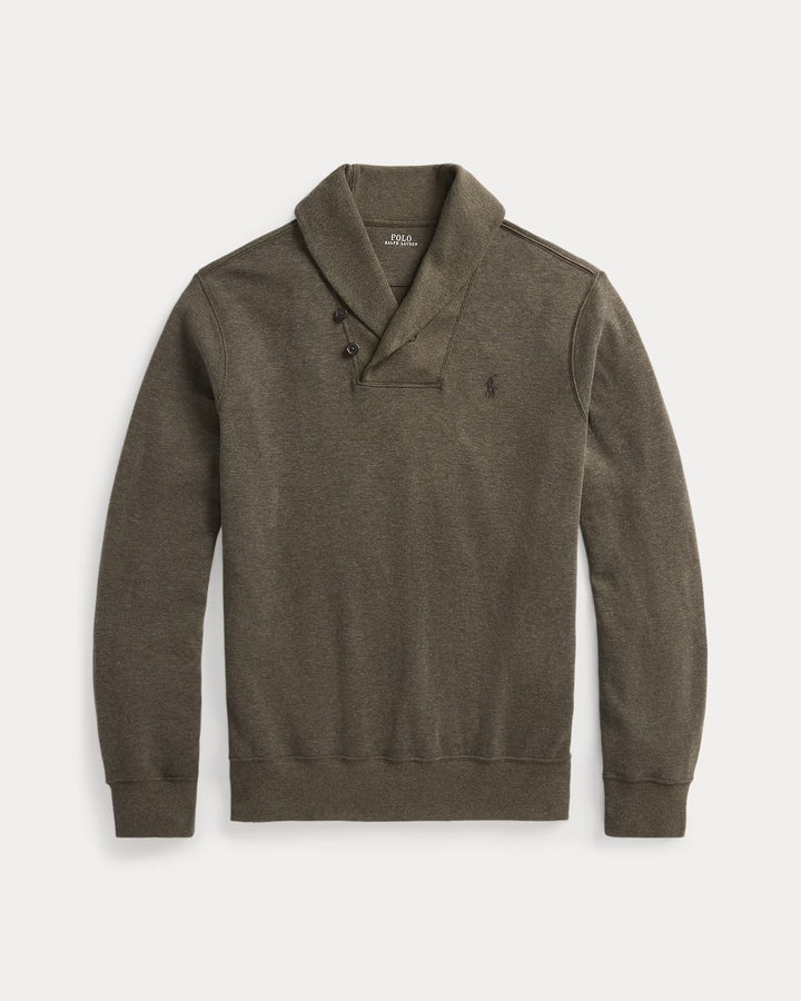 Ralph Lauren Luxury Jersey Shawl-Collar Pullover