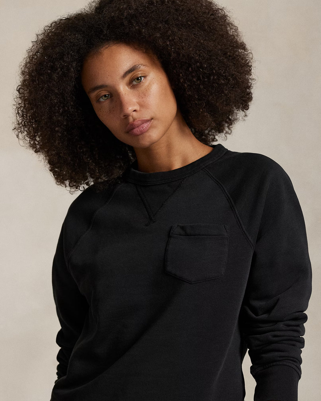 Ralph Lauren Garment-Dyed Fleece Sweatshirt