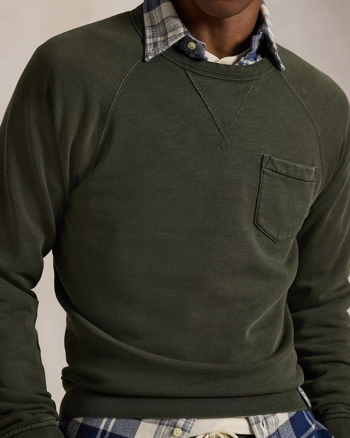 Ralph Lauren Garment-Dyed Fleece Sweatshirt