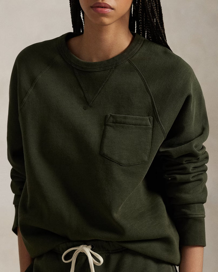 Ralph Lauren Garment-Dyed Fleece Sweatshirt