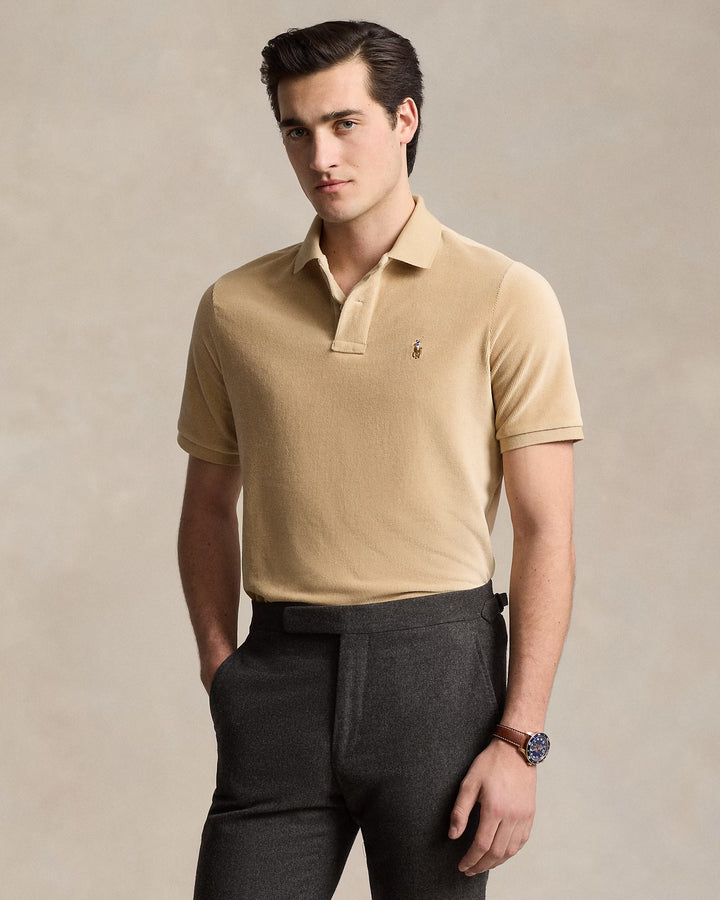Ralph Lauren Classic Fit Knit Corduroy Polo Shirt