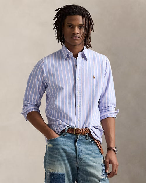 Ralph Lauren Classic Fit Striped Oxford Shirt