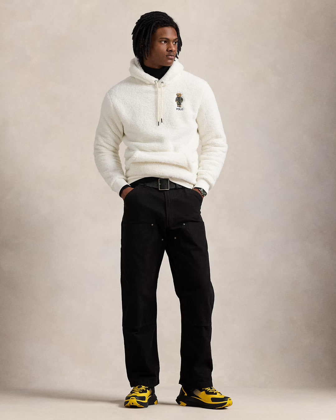 Ralph Lauren Polo Bear Pile Fleece Hoodie