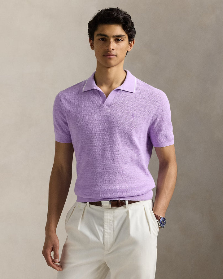 Ralph Lauren Textured Cotton-Linen Sweater