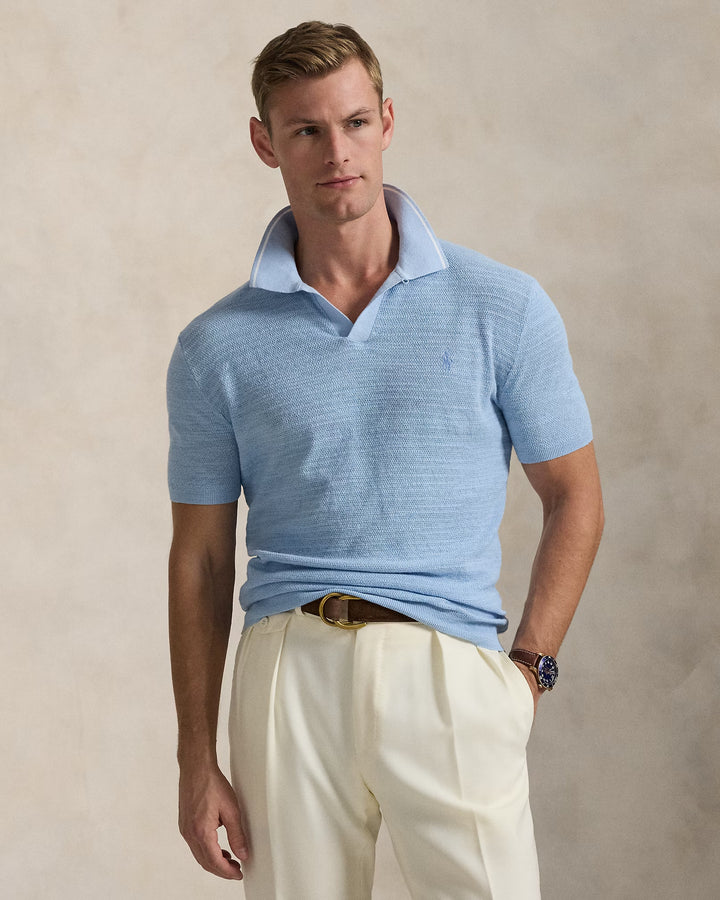 Ralph Lauren Textured Cotton-Linen Sweater