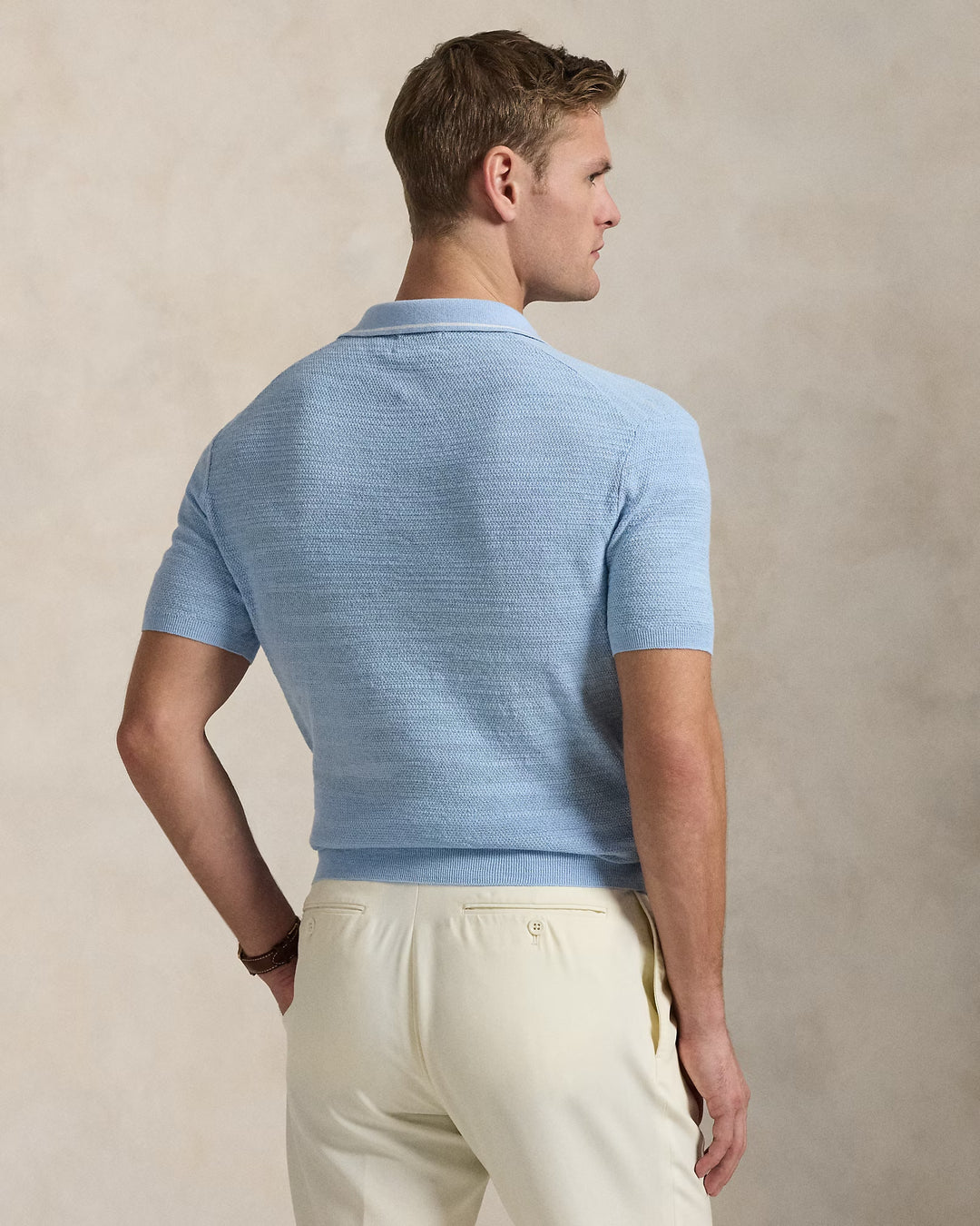 Ralph Lauren Textured Cotton-Linen Sweater