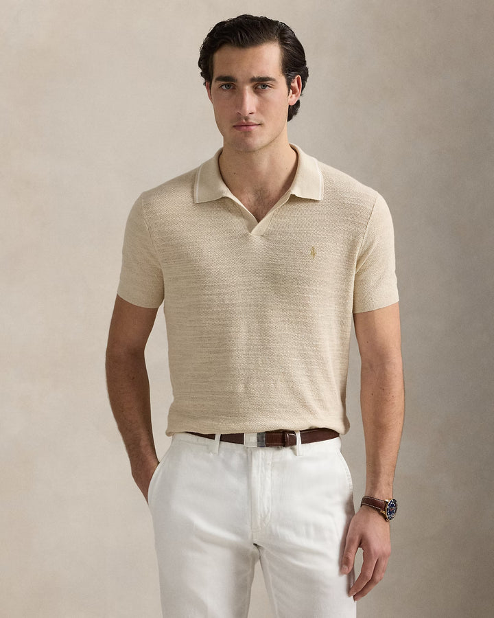 Ralph Lauren Textured Cotton-Linen Sweater