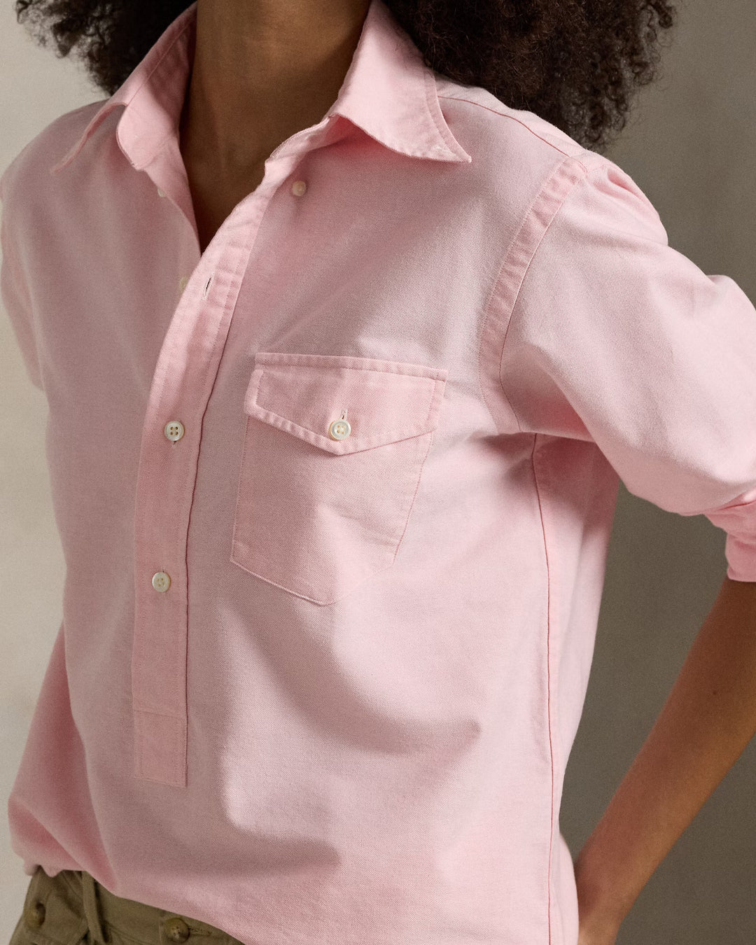 Ralph Lauren Classic Fit Oxford Popover Shirt