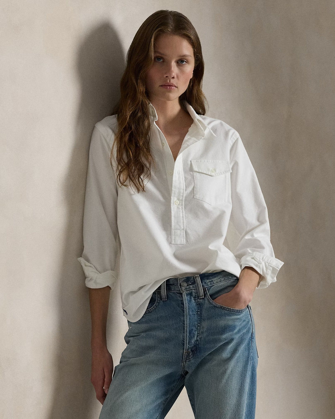 Ralph Lauren Classic Fit Oxford Popover Shirt